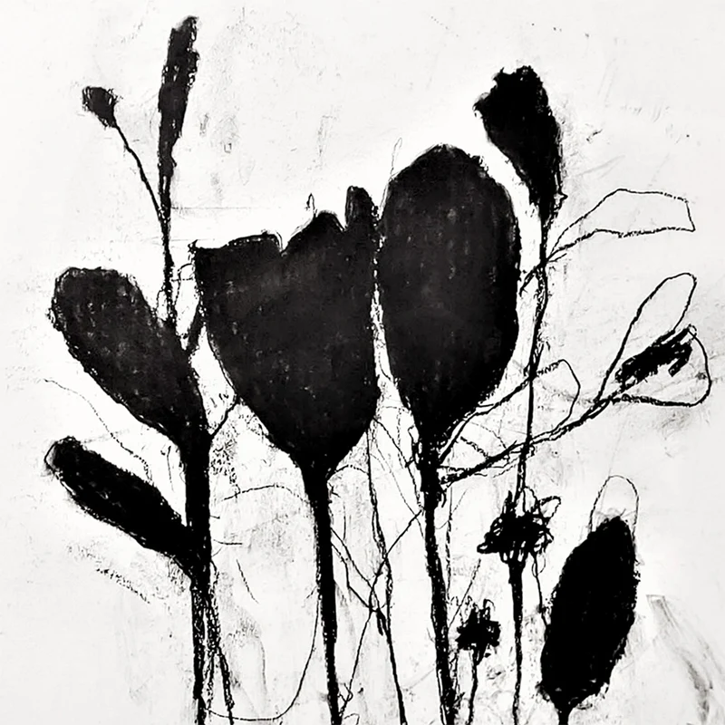 In the weeds ink bloom #2