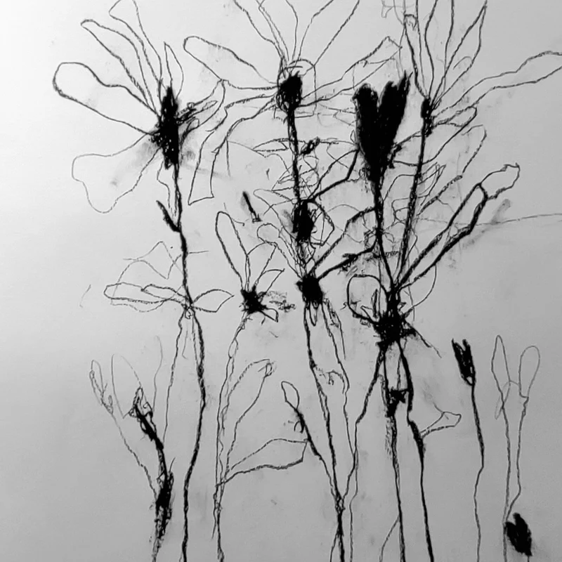 In the weeds ink bloom #1