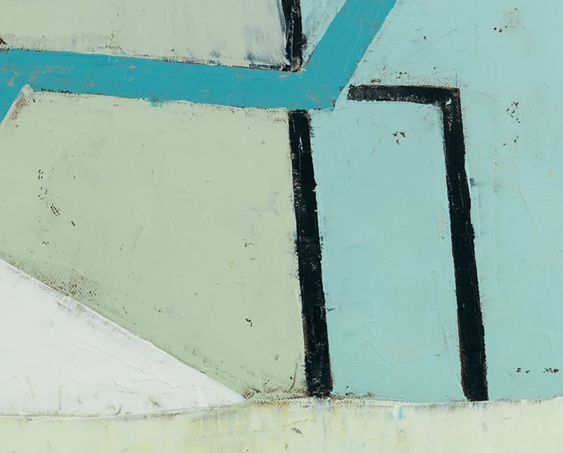 Harbour Forms III (Blue Edge)