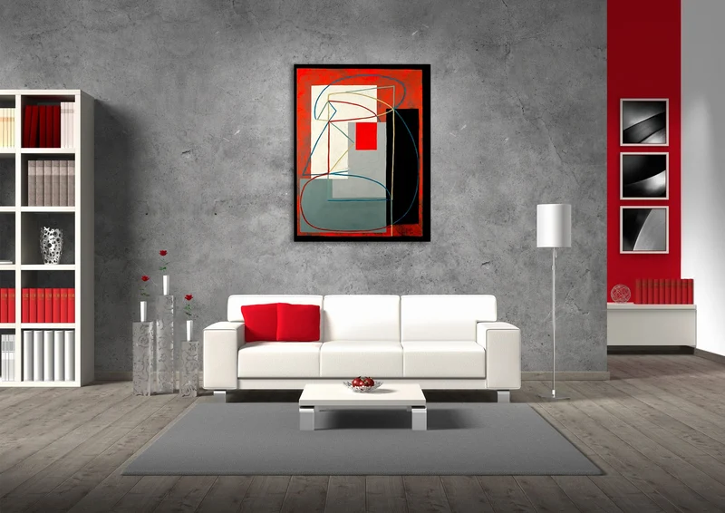 Breaking Contour (Red Square)