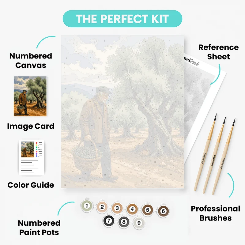 Olive Grove Elder - Paint by Numbers Kit