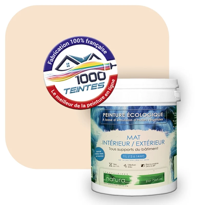 Peinture écologique Natura Tassili® Les Oranges (L'Atelier by Edicolor 093A/093-A/093A1) Intérieur/Extérieur MAT