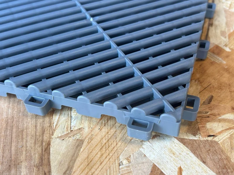 Dalle de Garage Premium PVC Clipsable 395x395 mm - gris