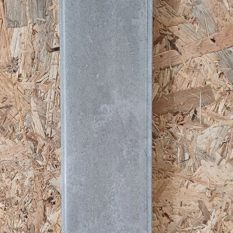 Plinthe SMF décor pierre gris Mykonos clair 2500x59x17,4mm