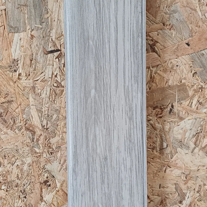 Plinthe SMF décor chêne taupe léger-Barcelone 2500x59x17,4mm
