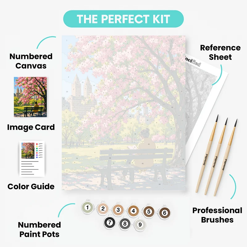 Blossom Canopy Reader - Paint by Numbers Kit