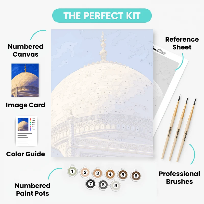 Golden Spire Dome - Paint by Numbers Kit