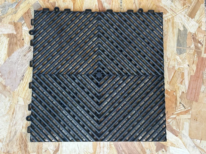 Dalle de Garage PVC Clipsable 400x400mm - noir