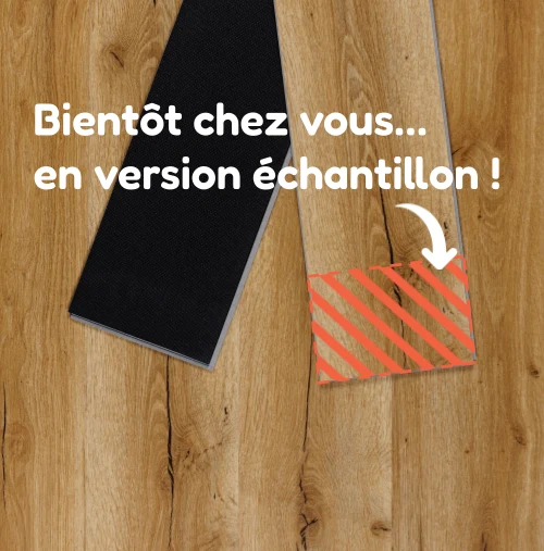 Echantillon de sol PVC clipsable chêne