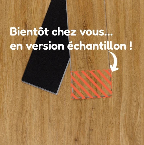 Echantillon de sol PVC clipsable chêne Naturel