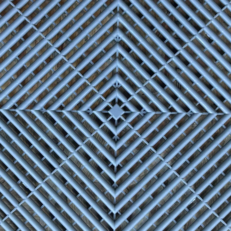 Dalle de Garage PVC Clipsable 400x400mm - gris