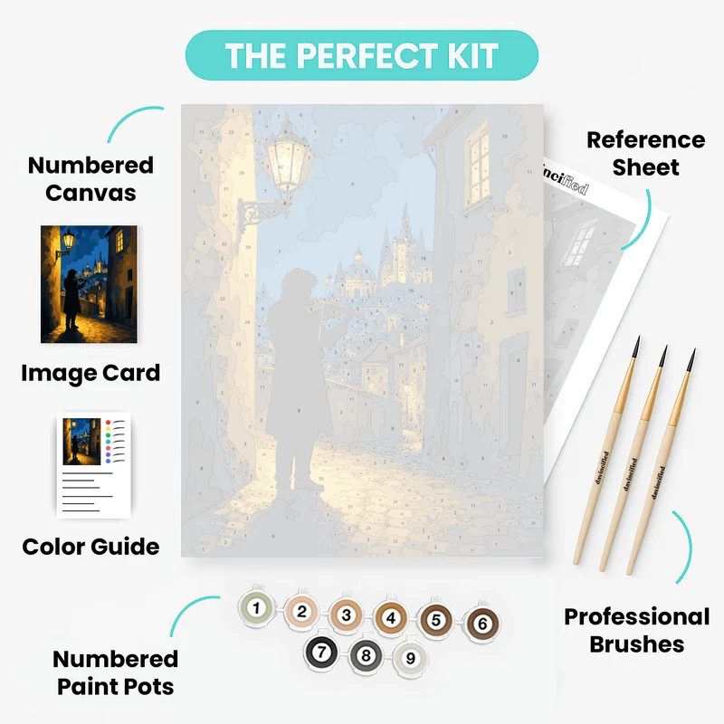 Midnight Violin Serenade - Paint by Numbers Kit