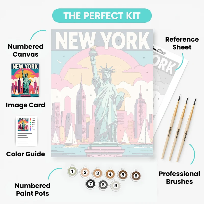 New York - Paint by Numbers Kit