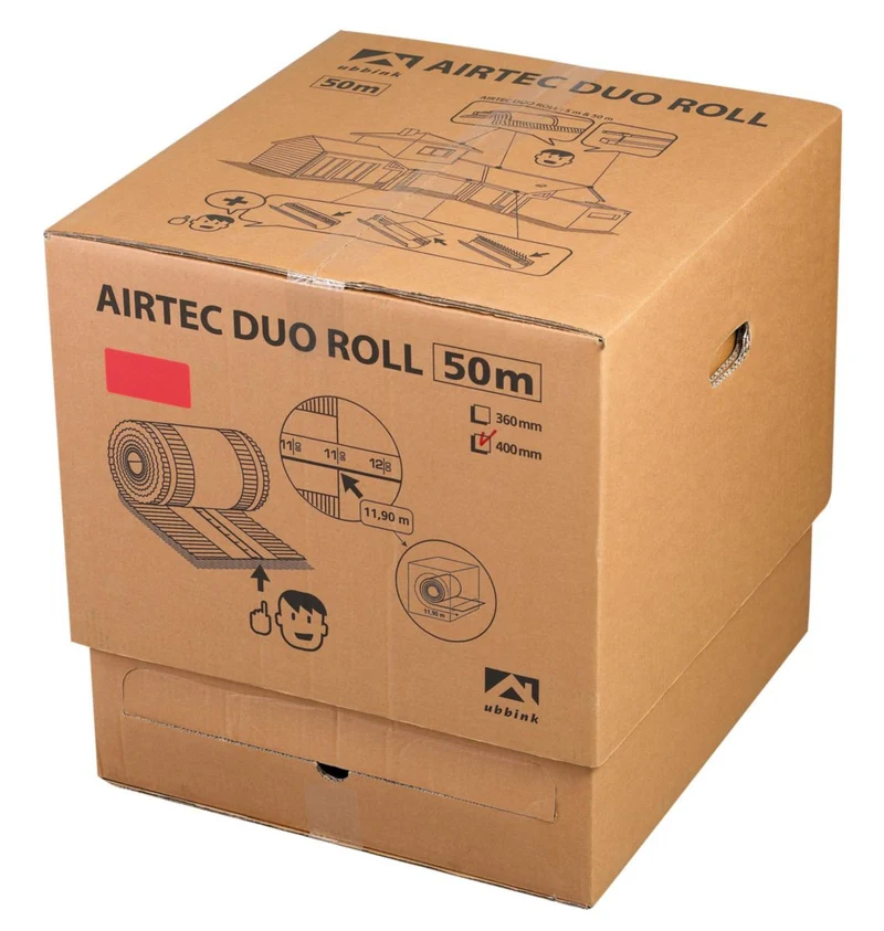 Closoir de faîtage Airtec Duo Roll - anthracite - 50 m x 310 mm Ref 203776