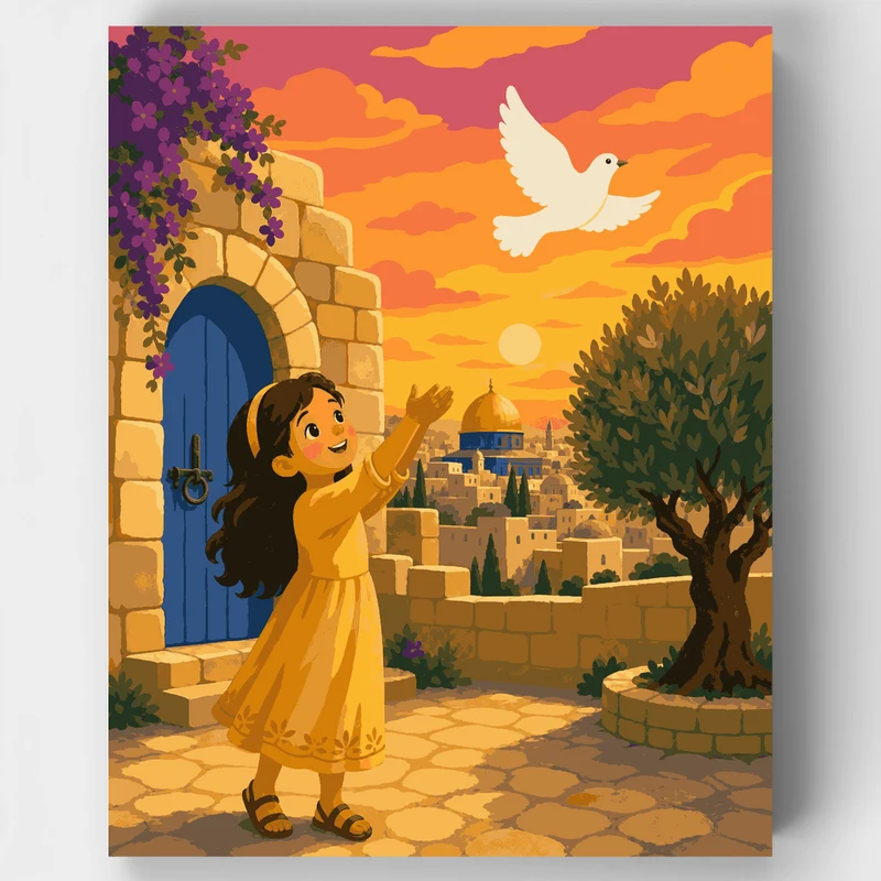 Jerusalem Dove Release - Paint by Numbers Kit