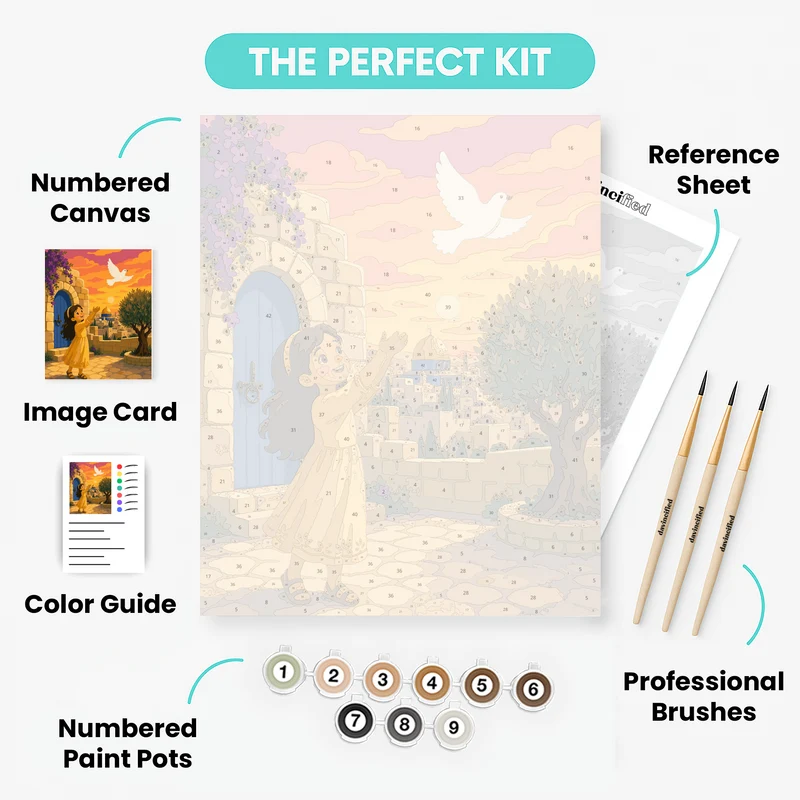 Jerusalem Dove Release - Paint by Numbers Kit