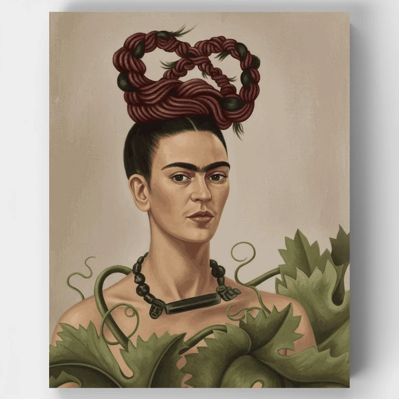 Self Portrait with Braid - Paint by Numbers Kit