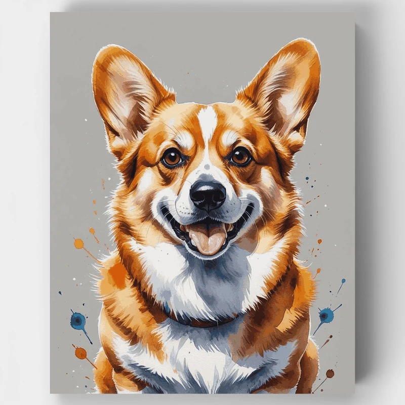 Corgi - Paint by Numbers Kit
