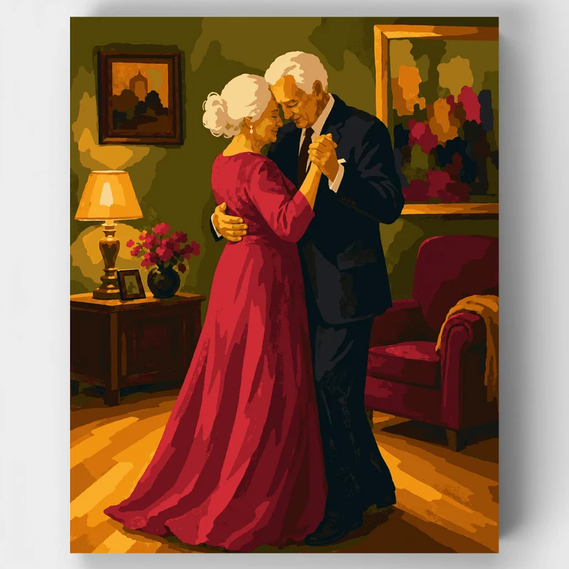 Golden Anniversary Waltz - Paint by Numbers Kit