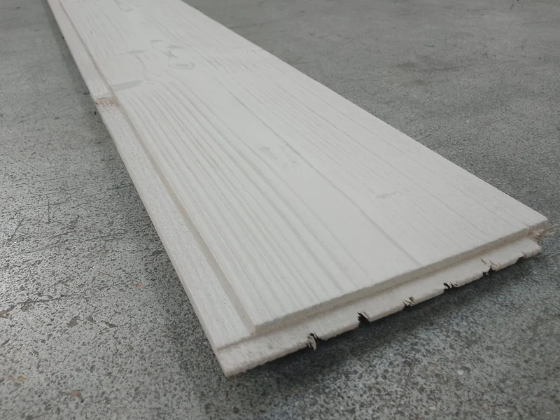 Lambris peint couleur embrun - brossé - 13x135 - L=2,53m