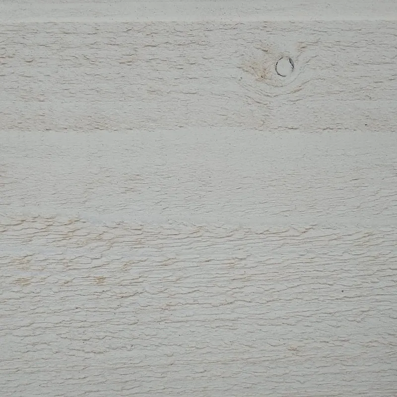 Lambris peint en blanc - brut de sciage - 9x105 - L=2,05m