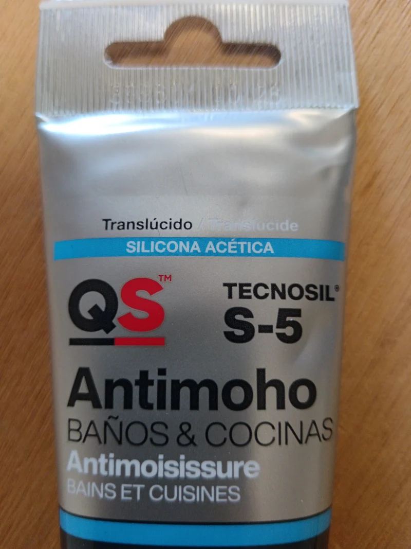 Mastic Silicone Salle de Bain Translucide Tecnosil S-5 (Tube 100 ml)