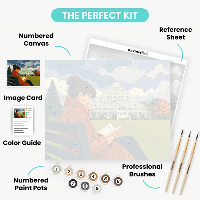 Palm House Reader - Paint by Numbers Kit