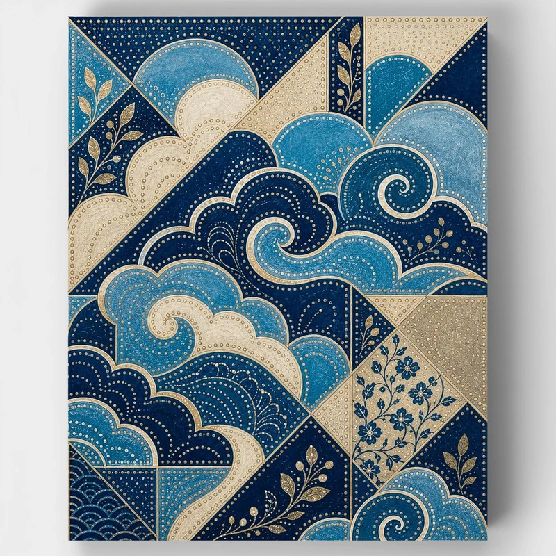 "Ocean Tunes" Paint by Numbers Kit