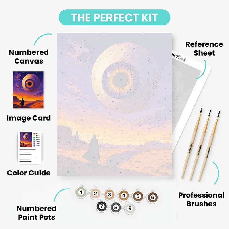 Giant Eye in Sky - Paint by Numbers Kit