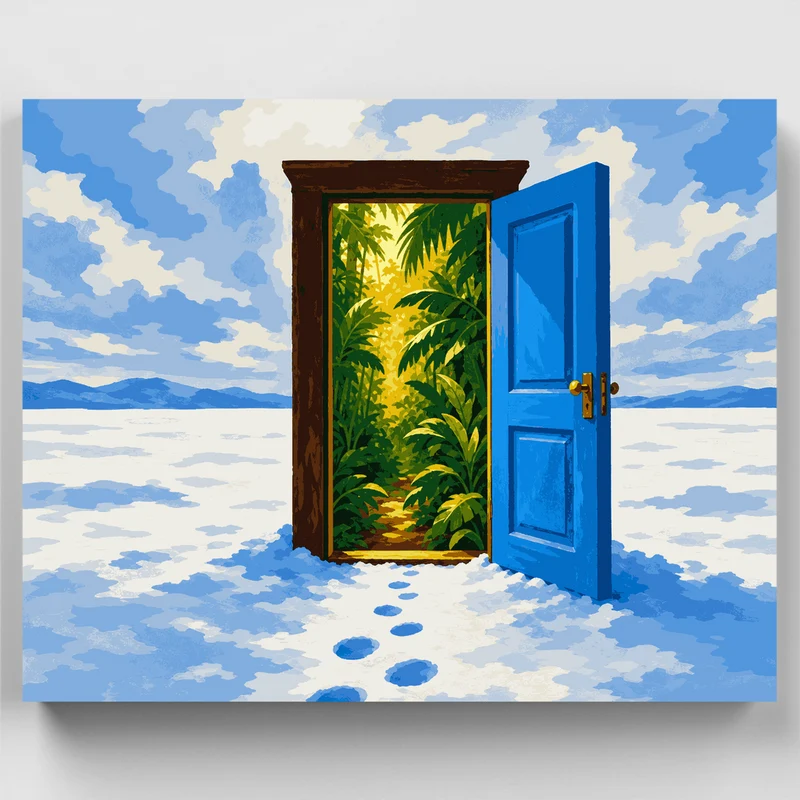 Portal to Jungle - Paint by Numbers Kit