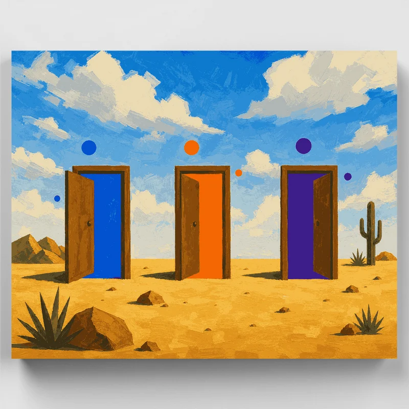 Desert Doorways - Paint by Numbers Kit