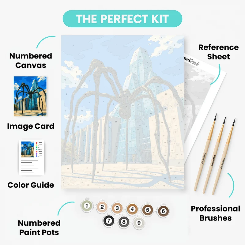 Maman Spider Sculpture - Paint by Numbers Kit