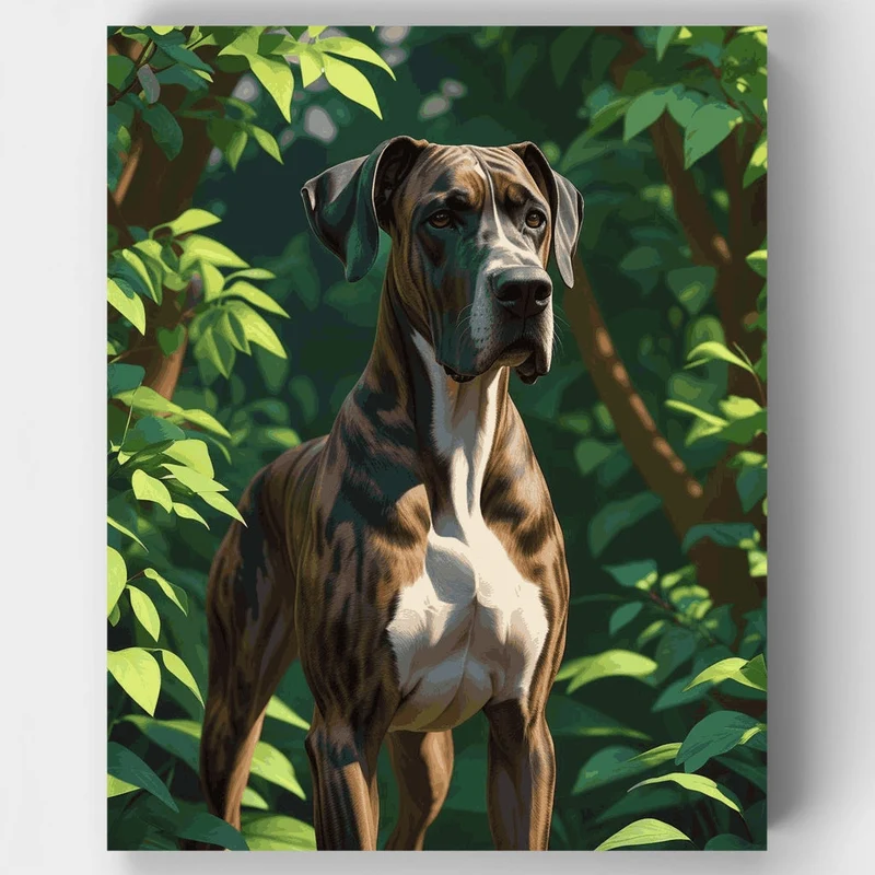 Majestic Great Dane in Nature - Paint by Numbers Kit