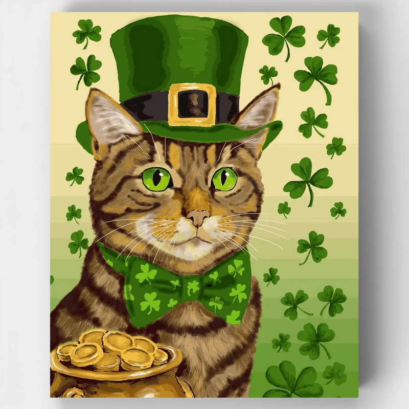 "Luck of the Irish" Paint by Numbers Kit