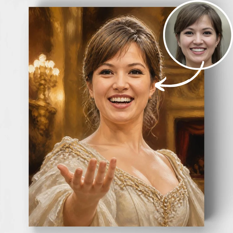 Elegant Opera Princess - Custom Paint by Numbers Kit