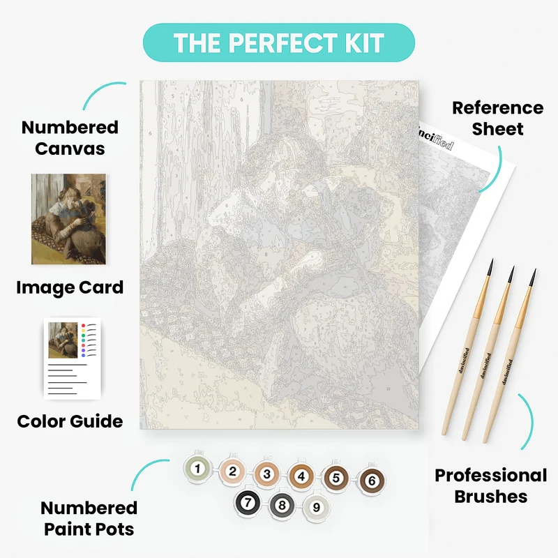 At the Milliner's - Paint by Numbers Kit