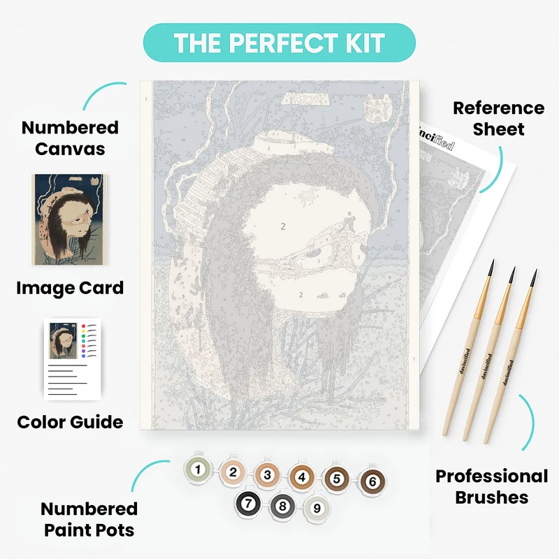 The Ghost of Oiwa - Paint by Numbers Kit