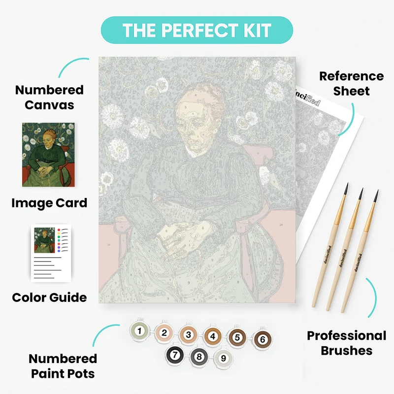 La Berceuse (Portrait of Madame Roulin) - Paint by Numbers Kit