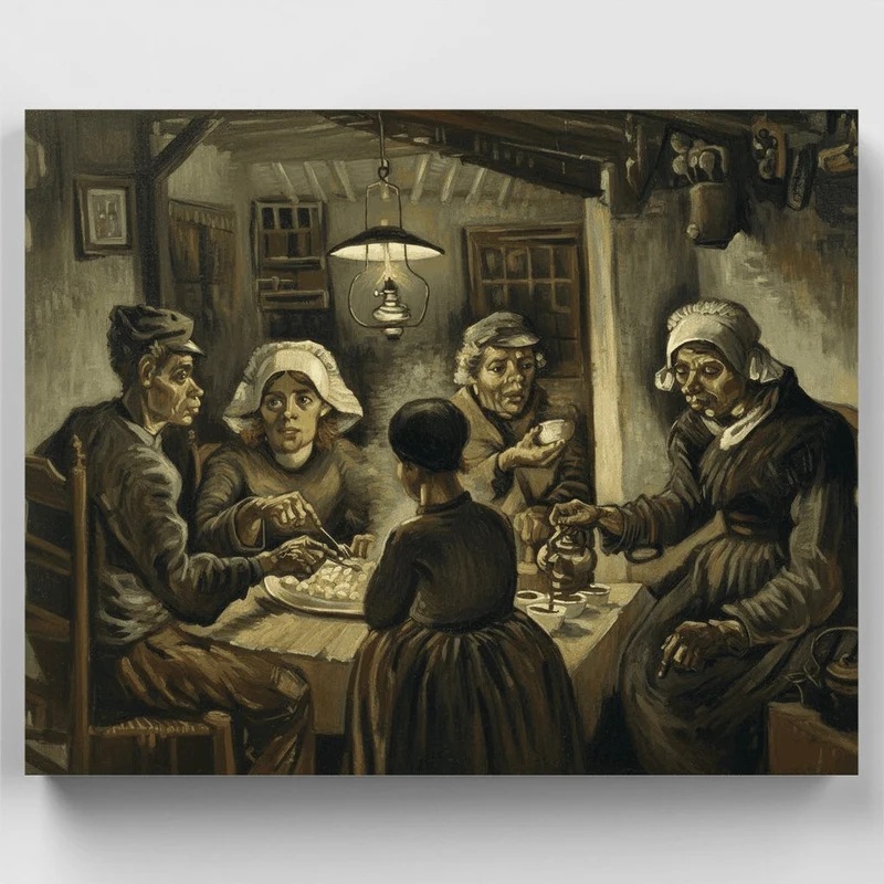 The Potato Eaters - Paint by Numbers Kit