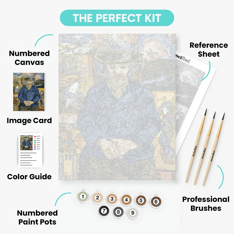 Portrait of Père Tanguy - Paint by Numbers Kit