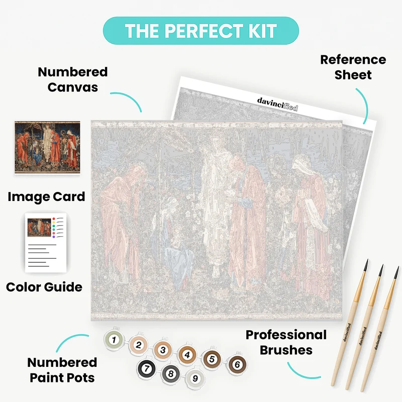 The Adoration Tapestry - Paint by Numbers Kit