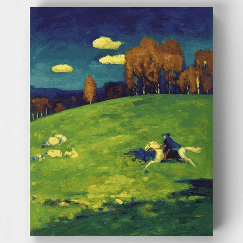 Blue Rider - Paint by Numbers Kit