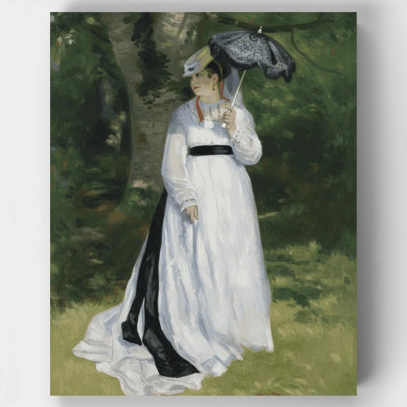 Sleeping Girl (Lise with a Parasol) - Paint by Numbers Kit