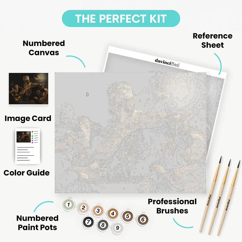 Belshazzar's Feast - Paint by Numbers Kit