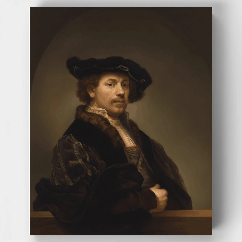 Self-Portrait at the Age of 34 - Paint by Numbers Kit