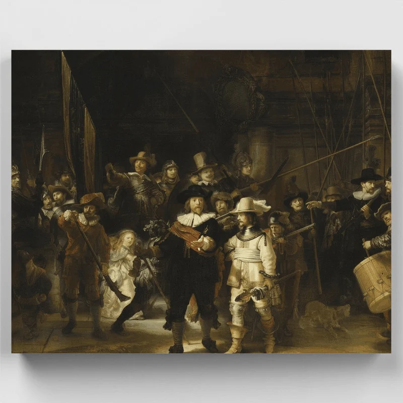 The Night Watch - Paint by Numbers Kit