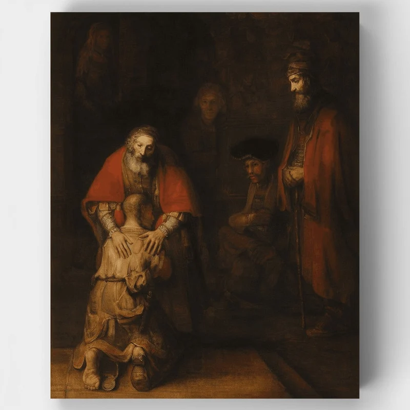The Return of the Prodigal Son - Paint by Numbers Kit