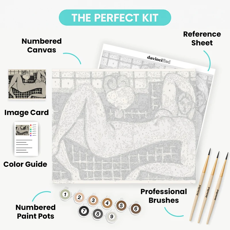 Large Reclining Nude - Paint by Numbers Kit