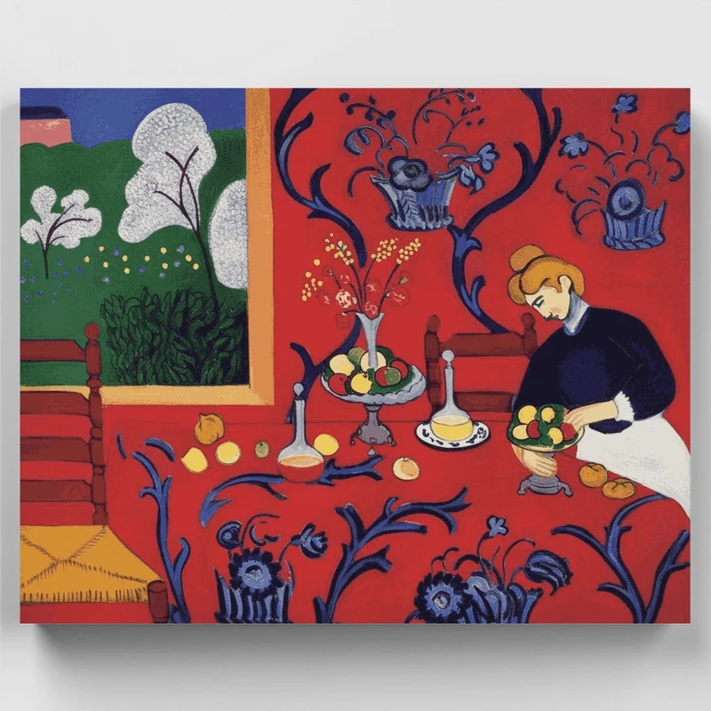 Red Room - Paint by Numbers Kit