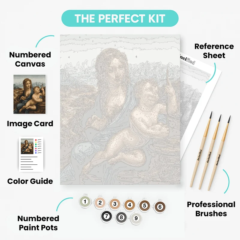 Madonna Yarnwinder - Paint by Numbers Kit